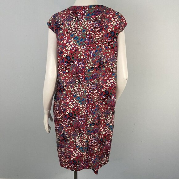 NWT Madeleine Women's Snap Button Front Shirt Wrap Dress Size US XL Red - Picture 7 of 16